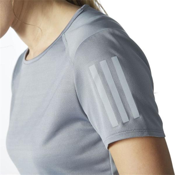 T-paidat Adidas Response Short Sleeve Tee W Harmaat 158 - 163 cm/S