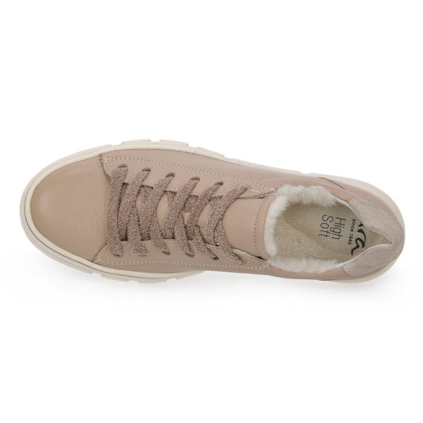 Lågskor Ara Cervo Calf Beige 38