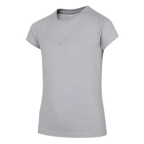 T-shirts 4F JTSD002 Grå 152 - 157 cm
