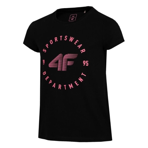 T-shirts 4F JTSD003 Sort 122 - 127 cm