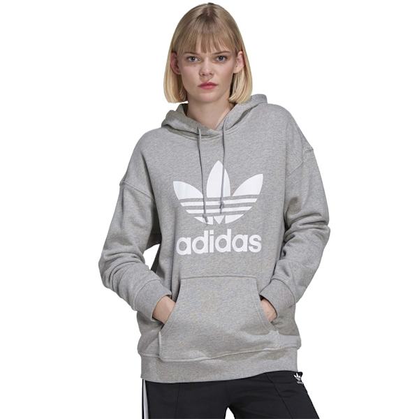 Sweatshirts Adidas Trefoil Hoodie Gråa 164 - 169 cm/M