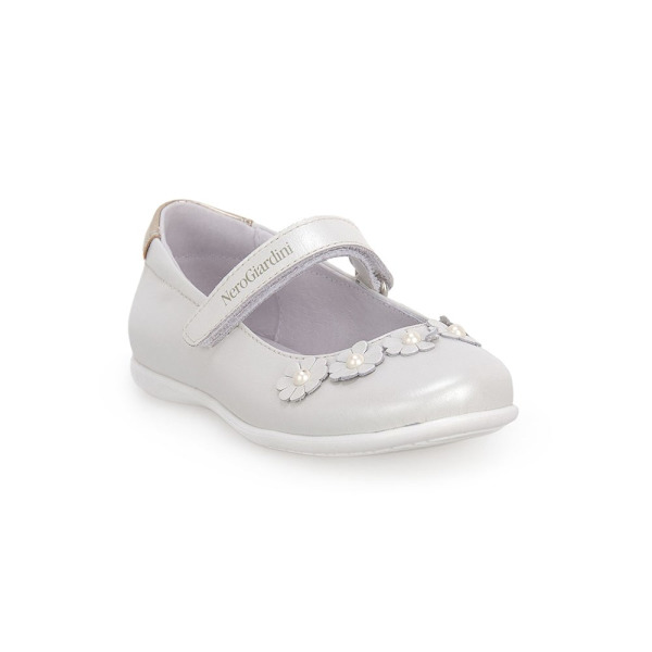 Ballerina Nero Giardini 707 Paradise Perlato Hvid 27