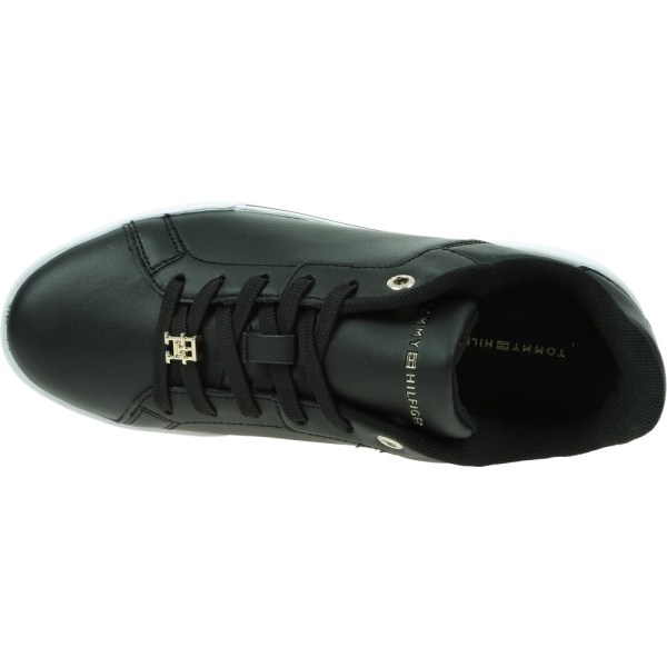 Puolikengät Tommy Hilfiger Court Sneaker GOLDEN8 Mustat 36