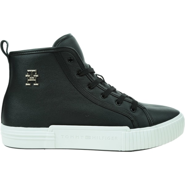 Skor Tommy Hilfiger Vulc Leather Sneaker Hi Svarta 39