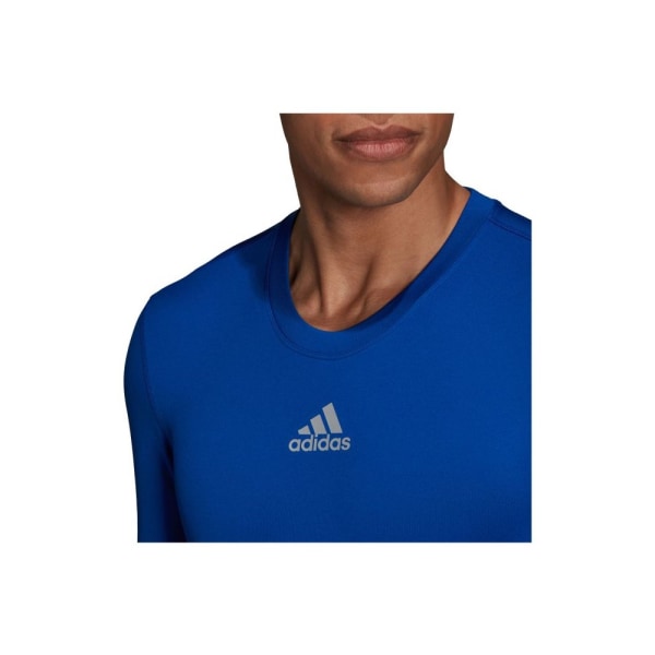 Shirts Adidas Techfit Warm M Blå 182 - 187 cm/XL