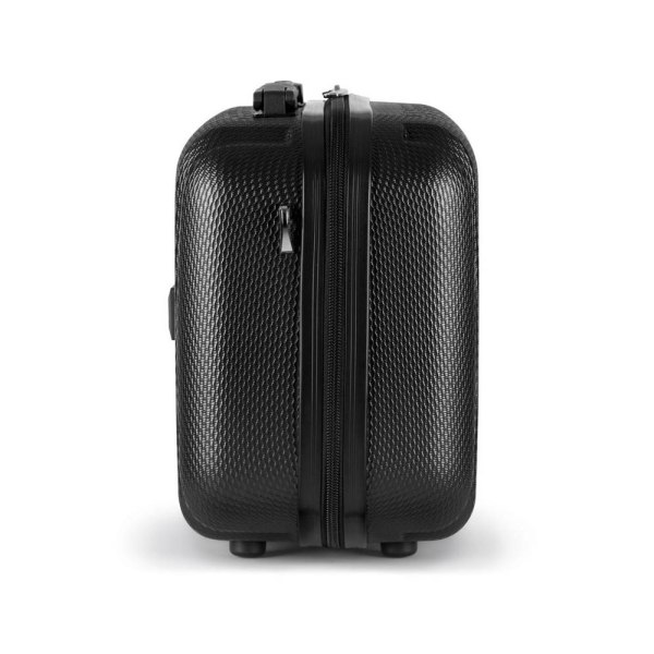 Ufferter Solier Kuferek Podróżny Mały Abs STL902 Czarny Sort