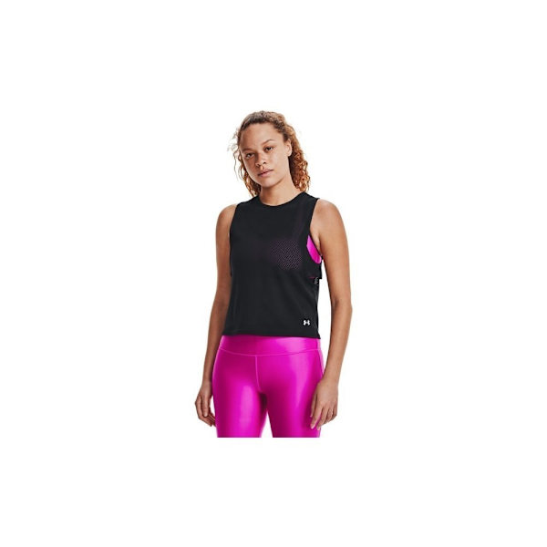 T-paidat Under Armour Koszulka Damska Muscle Msh Tank Black Mustat 158 - 162 cm/XS