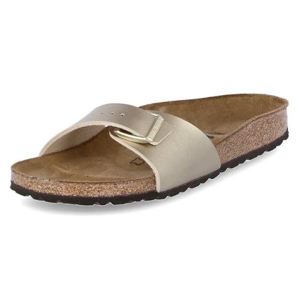 Rantakengät Birkenstock Madrid Kullanväriset 42