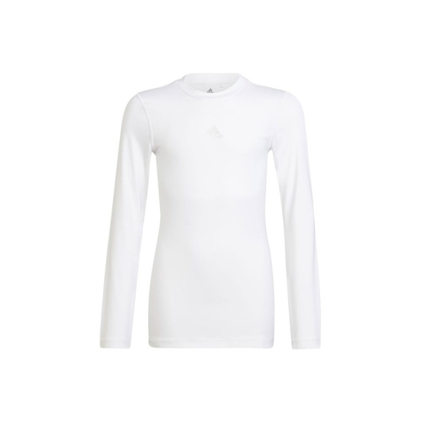 Shirts Adidas JR Techfit Compression Vit 135 - 140 cm/S