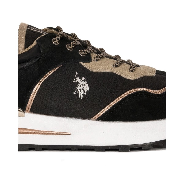 Sneakers low U.S. Polo Assn SOFIA002BLKBEI01 Guld,Sort 39