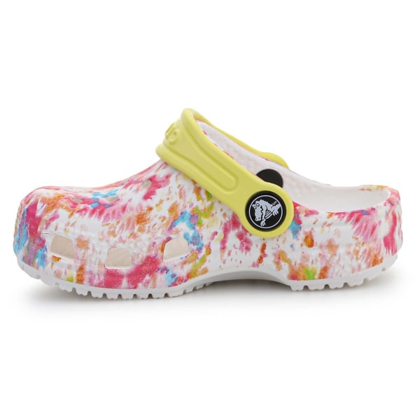 Puukengät Crocs Classic Tie Dye Graphic Valkoiset,Vaaleanpunaiset 23