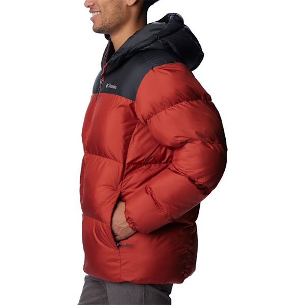 Jakker Columbia Puffect Hooded Jacket Rød 178 - 182 cm/M