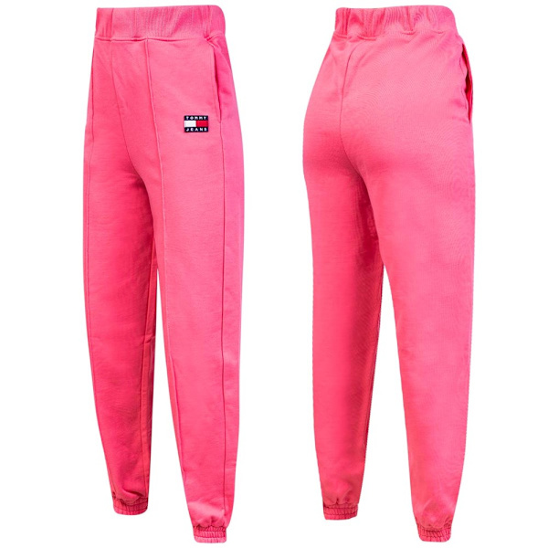 Housut Tommy Hilfiger Tjw Relaxed Hrs Badge Vaaleanpunaiset 165 - 169 cm/S