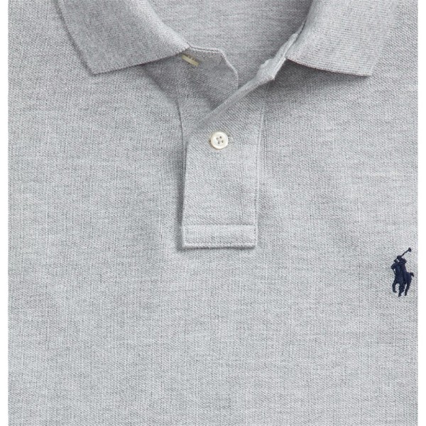T-shirts Ralph Lauren Polo Slim Fit Mesh Grå 168 - 172 cm/XS