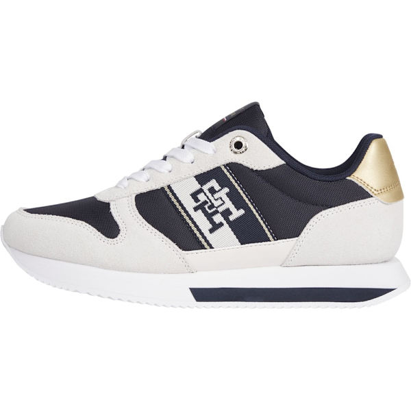 Sneakers low Tommy Hilfiger FW0FW07173 DW6 Hvid,Sort 39
