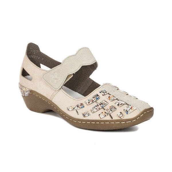 Lågskor Rieker 4836960 Beige 40