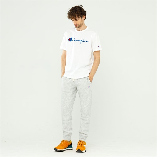 T-shirts Champion Reverse Weave Script Logo Crewneck Hvid 173 - 177 cm/S