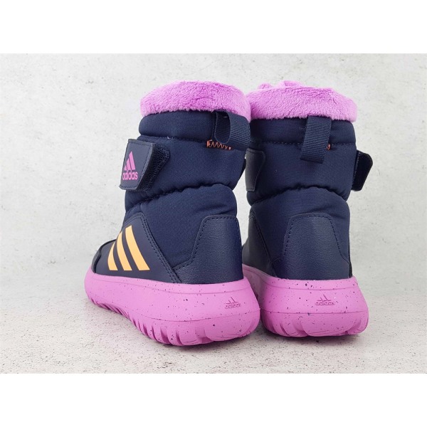 Pitkävartiset naisten talvikengät Adidas Winterplay C Tummansininen,Violetit 31.5