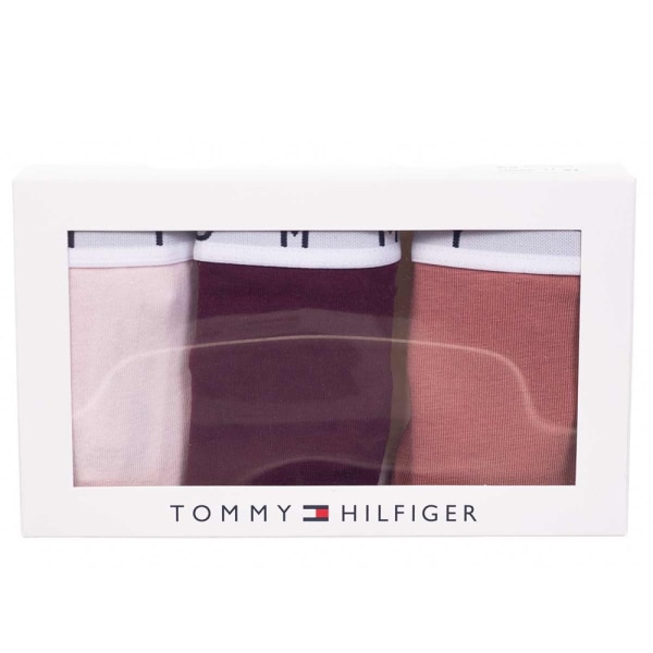 Majtki Tommy Hilfiger 3PACK Beesit,Tummanpunainen XS