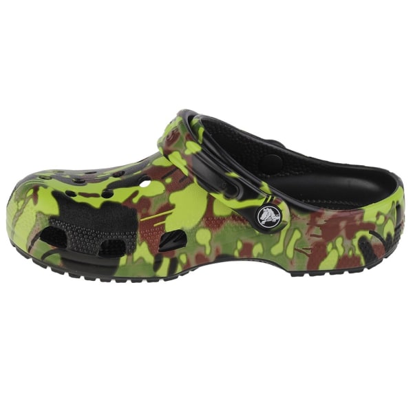 Puukengät Crocs Classic Spray Camo Kids Clog Mustat,Vihreät 33