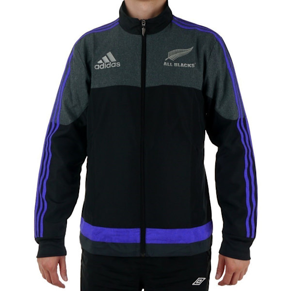 takki Adidas All Blacks Presentation Vaaleansiniset,Grafiitin väriset 158 - 163 cm/XS