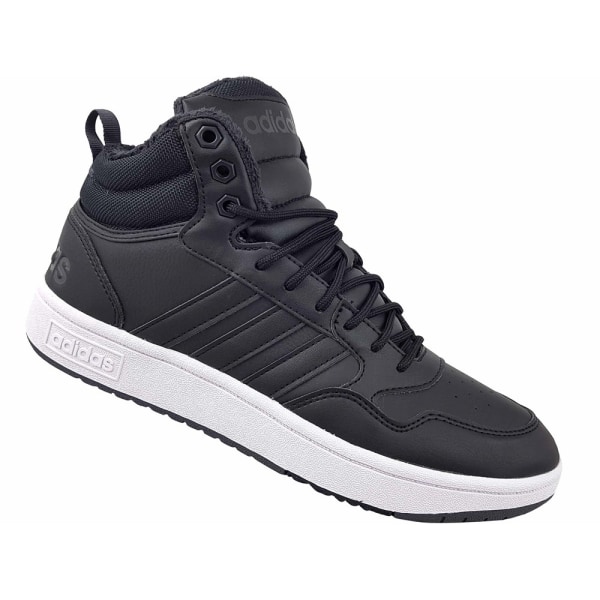 Kengät Adidas Hoops 30 Mid Wtr Mustat 40 2/3