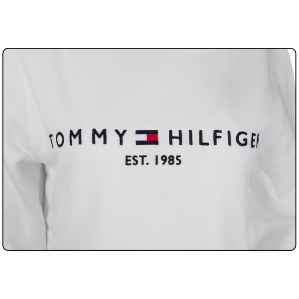 Puserot je Fleecet Tommy Hilfiger WW0WW31998YBR Valkoiset 153 - 157 cm/XXS