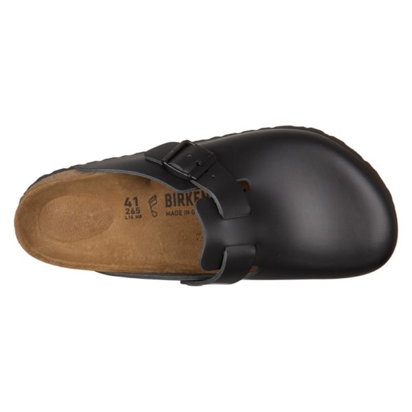 Træsko Birkenstock Boston Leder Sort 40