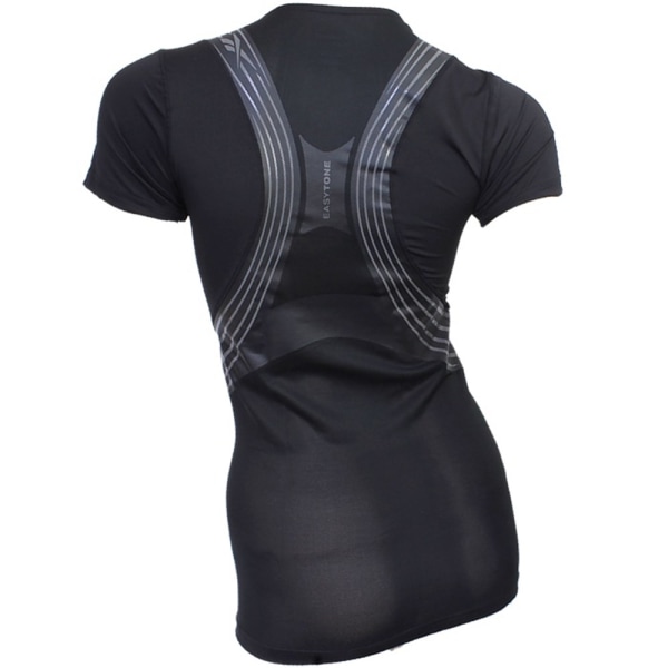 Shirts Reebok Easytone Taped Short Sleeve Svarta 158 - 163 cm/XS