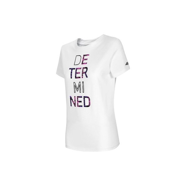 T-paidat 4F TSD018 Valkoiset 174 - 177 cm/XL
