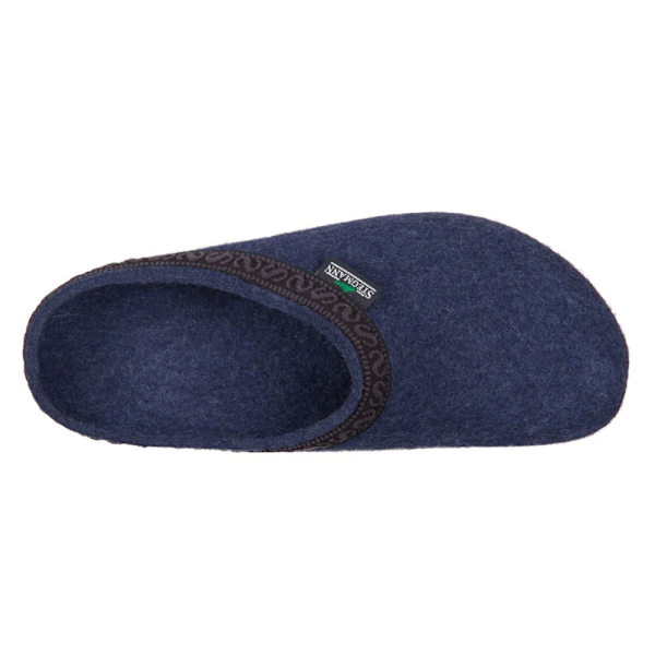 Hjemmesko Stegmann Jeans Wollfilz Flåde 45