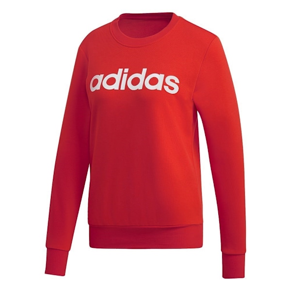 Sweatshirts Adidas W Essentials Linear Crewneck Röda 170 - 175 cm/L