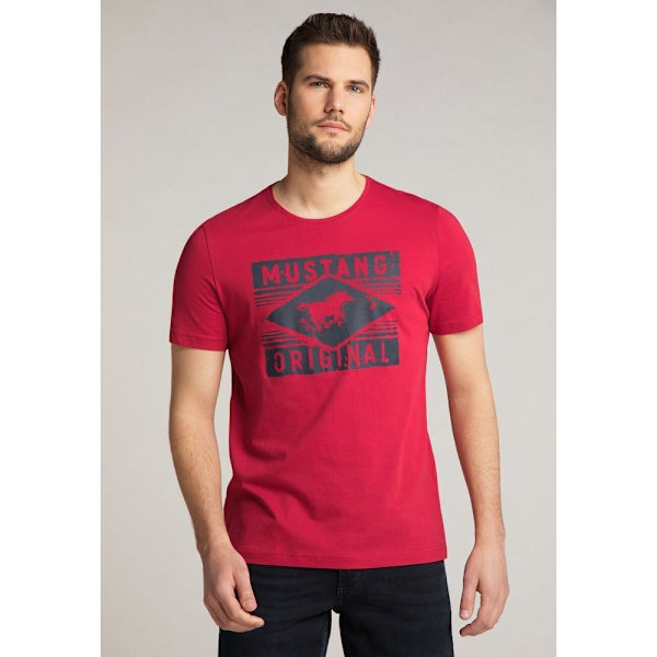 Shirts Mustang Alex C Print Röda 164 - 169 cm/S