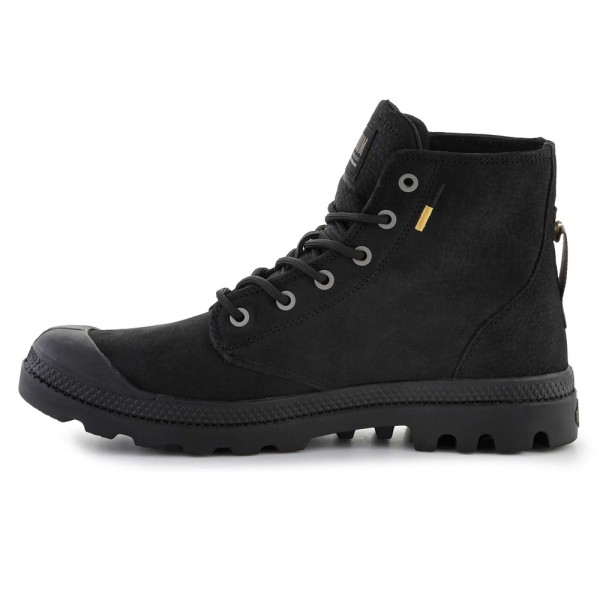 Sko Palladium Pampa HI Supply Lth Sort 44.5