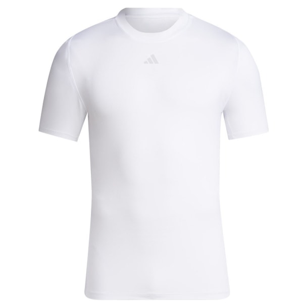 T-shirts Adidas Techfit Ss Tee Hvid 182 - 187 cm/XL