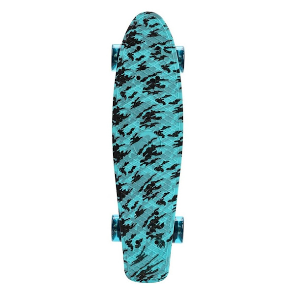 Skateboards Meteor 22609 Mustat,Turkoosit