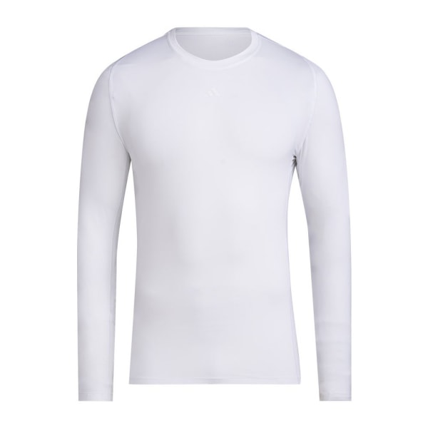 Shirts Adidas Techfit Ls Tee Vit 182 - 187 cm/XL