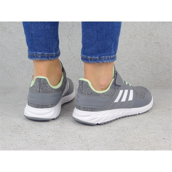 Lågskor Adidas Fortafaito EL K Celadon,Vit,Gråa 32