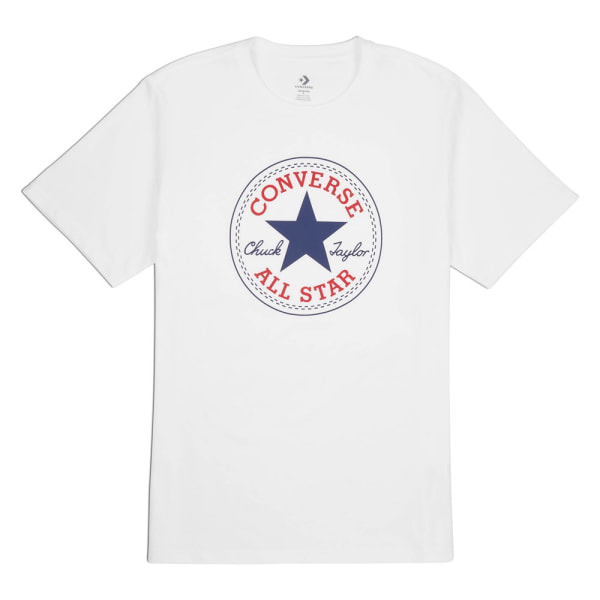 Shirts Converse Goto Chuck Taylor Classic Patch Vit 168 - 172 cm/XS