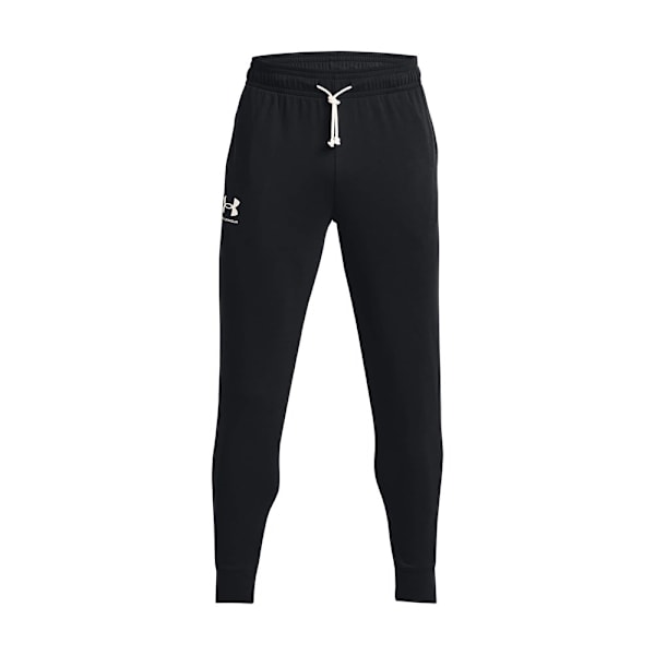 Housut Under Armour Ua Rival Terry Jogger Mustat 173 - 177 cm/S