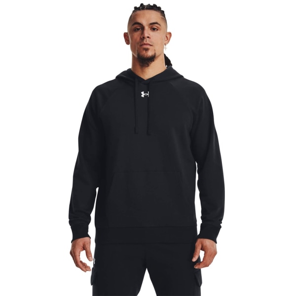 Puserot je Fleecet Under Armour Ua Rival Fleece Hoodie Mustat 173 - 177 cm/S