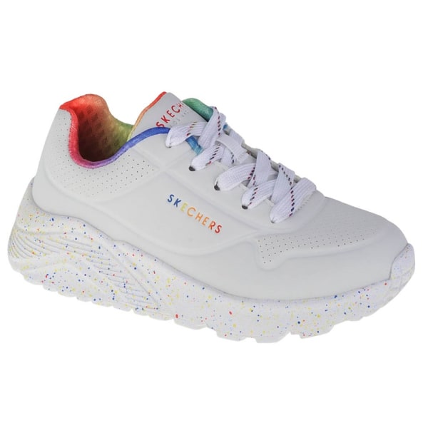 Puolikengät Skechers Uno Lite Rainbow Speckle Valkoiset 38