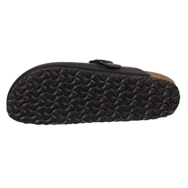 Træsko Birkenstock Boston Leder Sort 46
