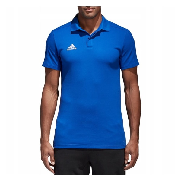 Shirts Adidas Condivo 18 Cotton Polo Blå 164 - 169 cm/S