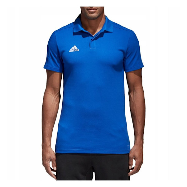 T-shirts Adidas Condivo 18 Cotton Polo Blå 164 - 169 cm/S