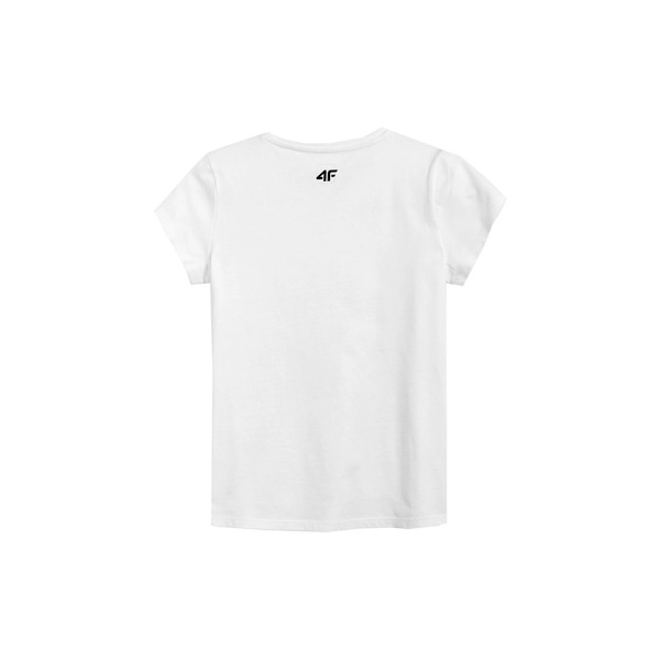 T-paidat 4F JTSD004 Valkoiset 122 - 127 cm