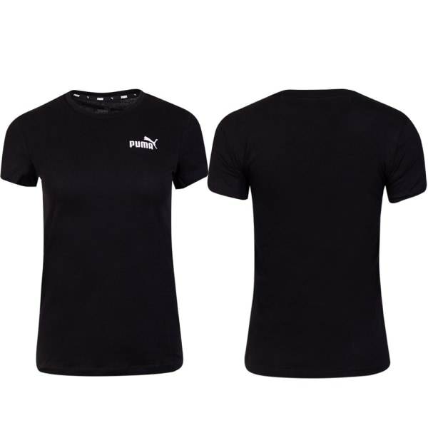 Shirts Puma Essentials Embroidery Tee Svarta 170 - 175 cm/M