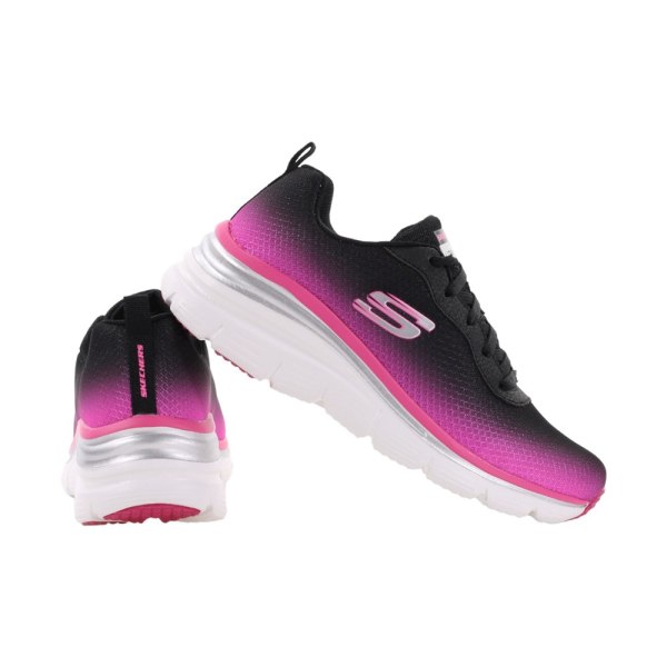 Puolikengät Skechers Fashion Fit Build Vaaleanpunaiset,Mustat 35.5