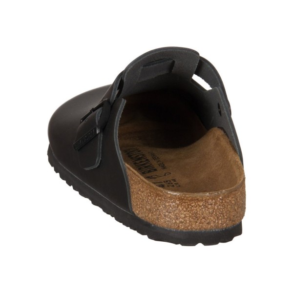 Træsko Birkenstock Boston Leder Sort 40