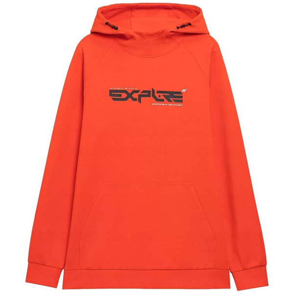 Sweatshirts 4F H4L22BLM01270S Röda 182 - 185 cm/XL